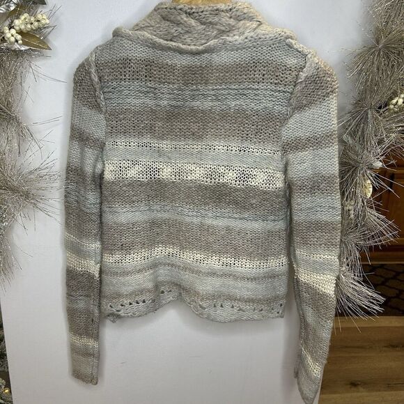 Free People Women's Size‎ Small Cardigan Sweater Gray - Picture 6 of 7